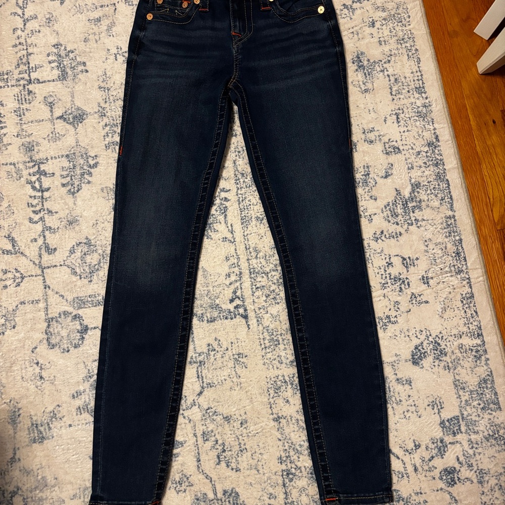 Vintage True Religion Dark Blue Skinny Jeans